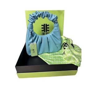 JW PEI GABBI RUCHED HOBO‎ HANDBAG -ICE NWT